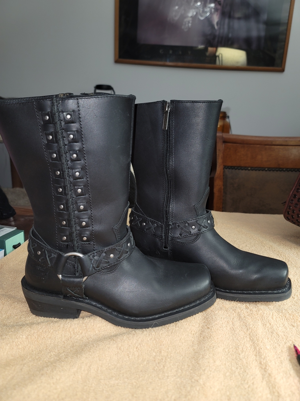 Harley-Davidson Harness Boots Women Brand New NWOB - Picture 2 of 8